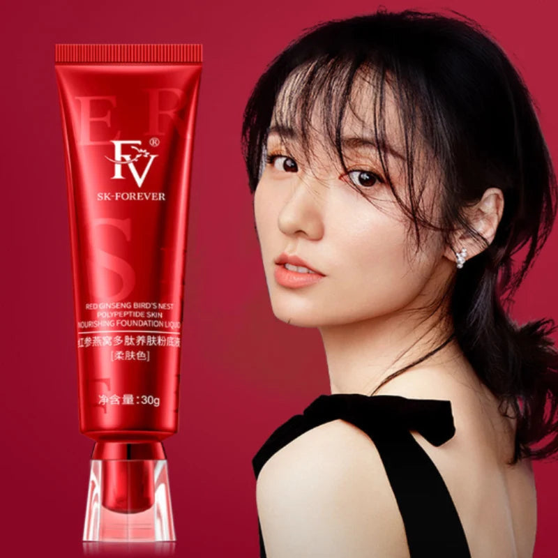 SK-FOREVER Red Ginseng Bird’s Nest Foundation – Natural Glow with Skin-Nourishing Power