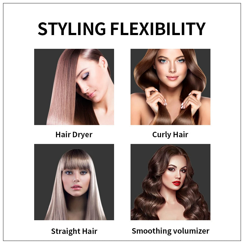 3-in-1 Hair Straightener & Blow Dryer Brush – Style, Dry & Smooth in One