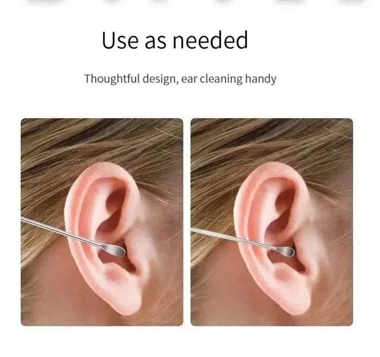 6-in-1 Earwax Removal Kit – Safe & Reusable Stainless Steel Ear Cleaner Tools