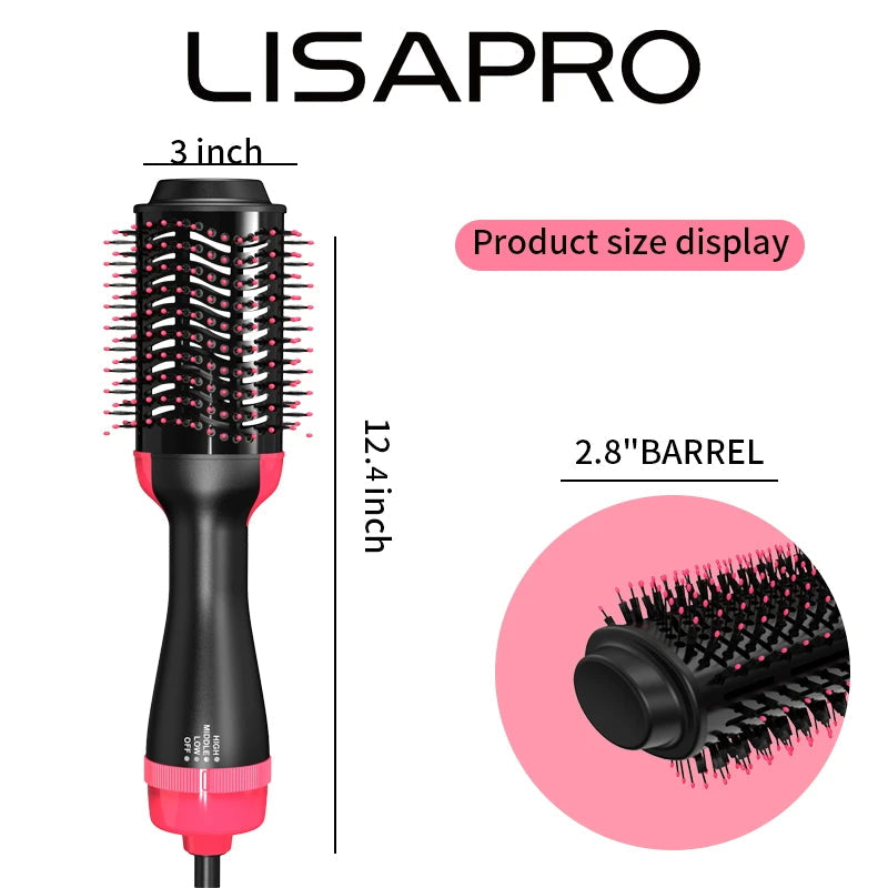 3-in-1 Hair Straightener & Blow Dryer Brush – Style, Dry & Smooth in One