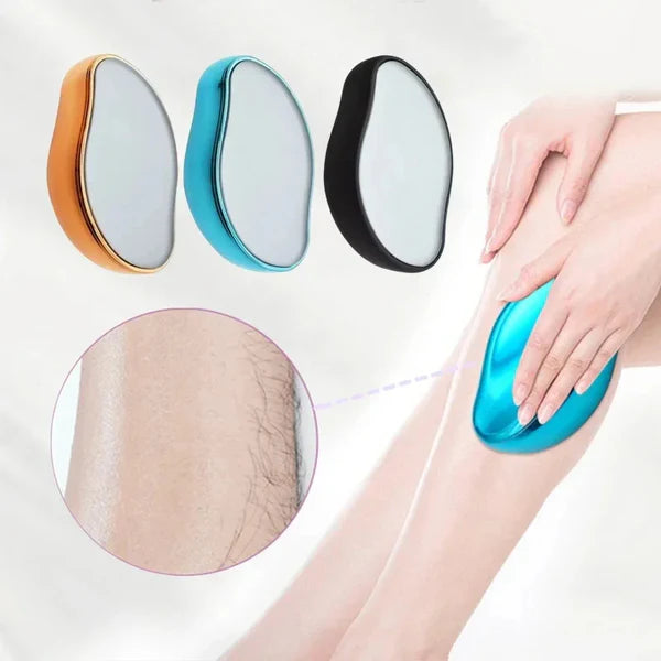 Crystal Hair Removal Stone – Painless Manual Hair Grinder for Silky Skin and Dead Skin Exfoliation