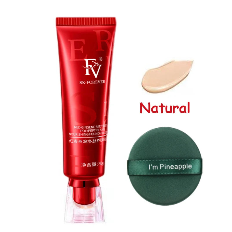 SK-FOREVER Red Ginseng Bird’s Nest Foundation – Natural Glow with Skin-Nourishing Power