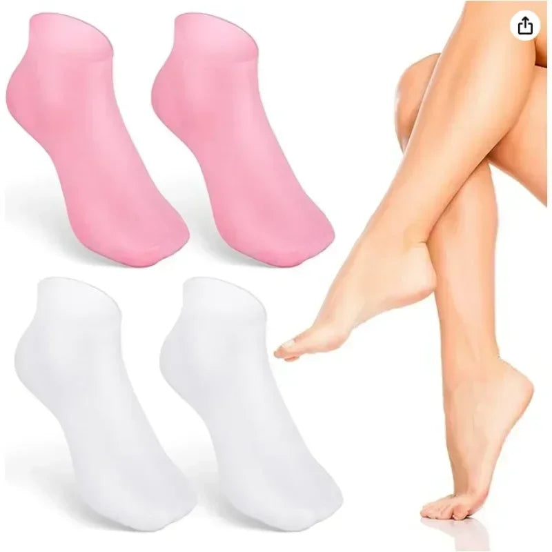 Cracked Heel Treatment Socks with Silicone Gel – Comfort & Repair
