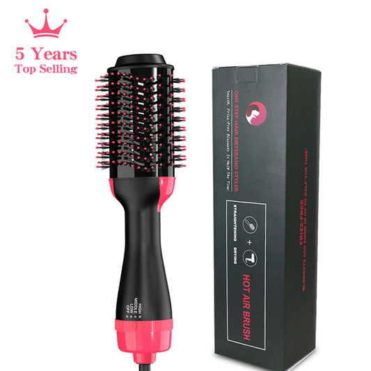 3-in-1 Hair Straightener & Blow Dryer Brush – Style, Dry & Smooth in One