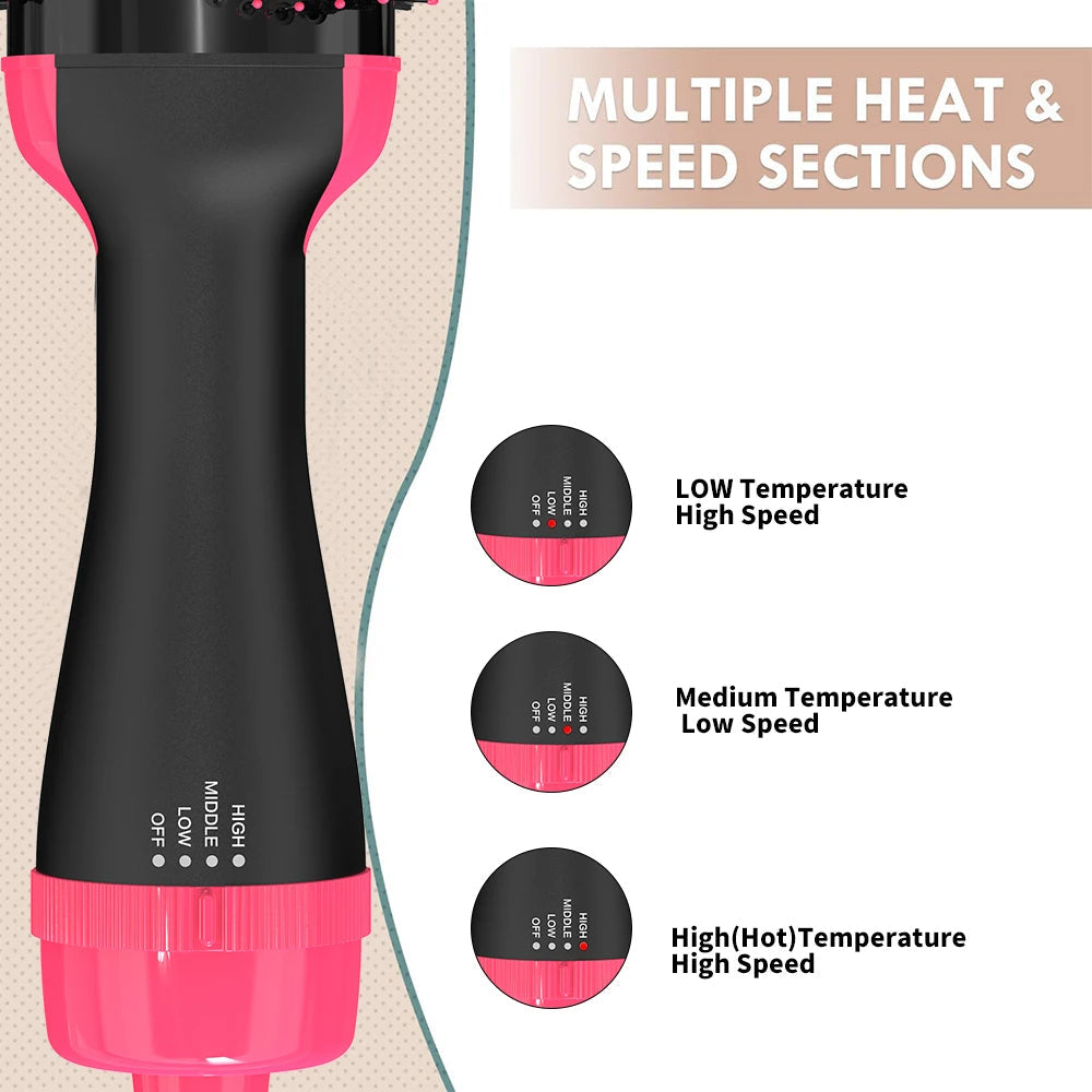 3-in-1 Hair Straightener & Blow Dryer Brush – Style, Dry & Smooth in One