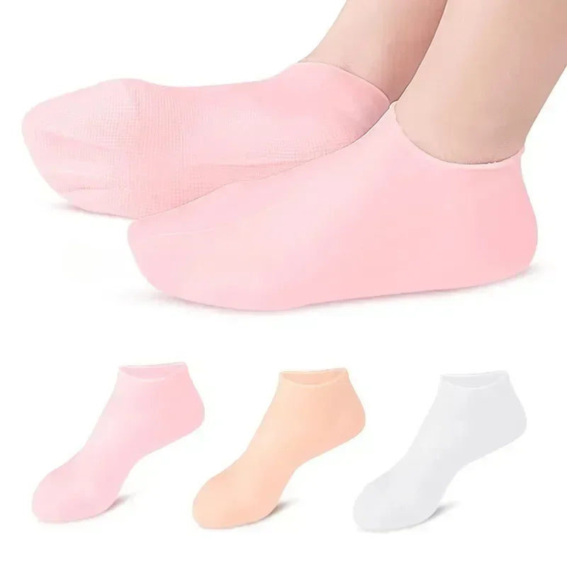 Cracked Heel Treatment Socks with Silicone Gel – Comfort & Repair