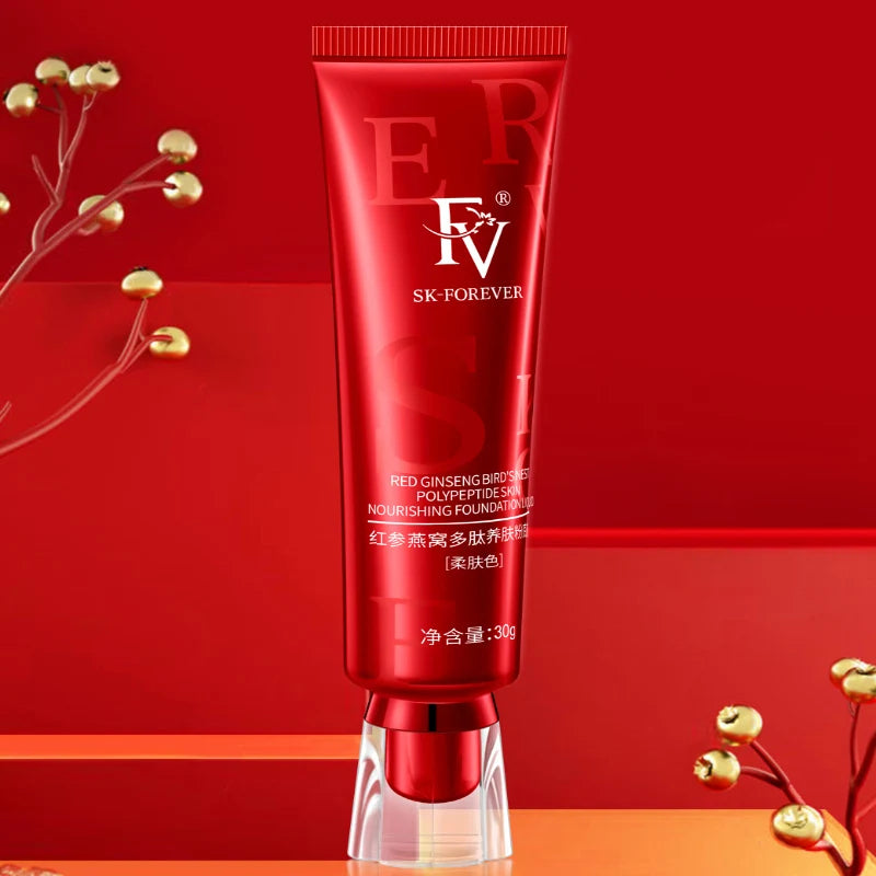 SK-FOREVER Red Ginseng Bird’s Nest Foundation – Natural Glow with Skin-Nourishing Power