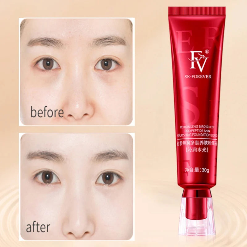 SK-FOREVER Red Ginseng Bird’s Nest Foundation – Natural Glow with Skin-Nourishing Power