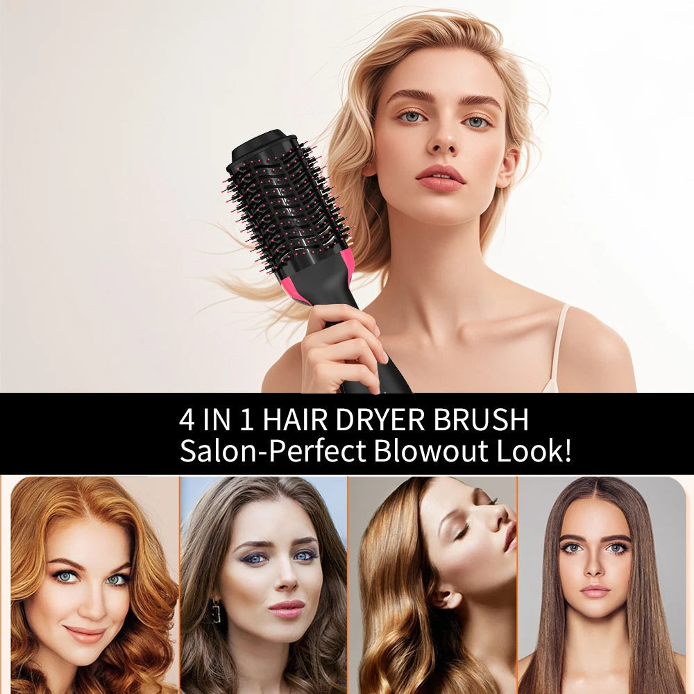 3-in-1 Hair Straightener & Blow Dryer Brush – Style, Dry & Smooth in One